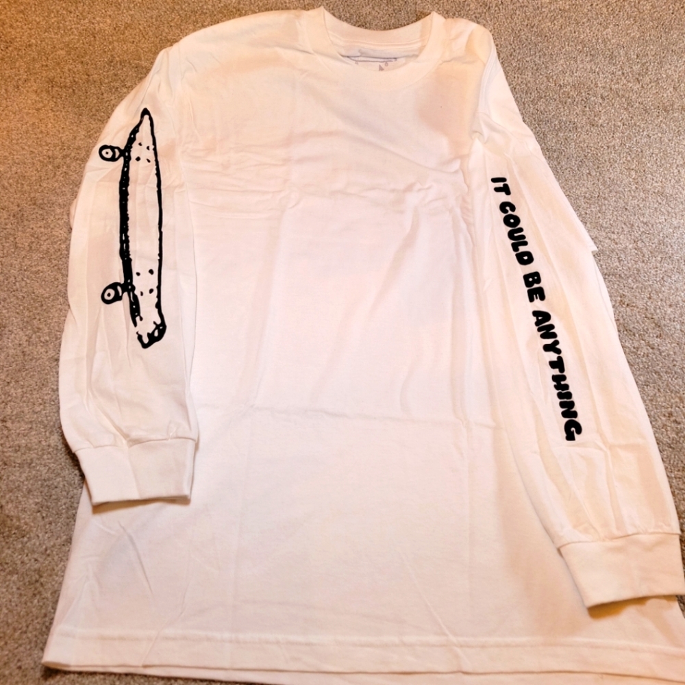 Crailtap Chocolate Girl Skateboards Long Sleeve Tee White T Shirt Mens L…